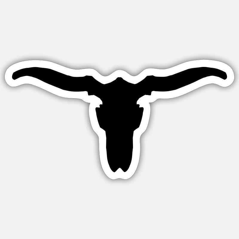 cornes Sticker taille S (10 x 10 cm)
