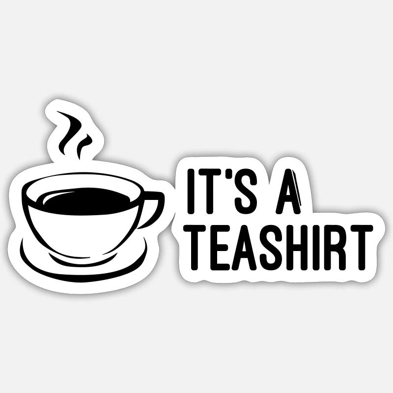 Tea Cup Tea Bag Tea2Go Herbal Gift Sticker size S (10 x 10 cm)