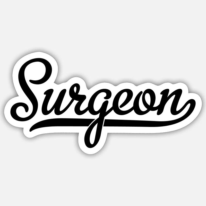 surgeon Sticker size S (10 x 10 cm)