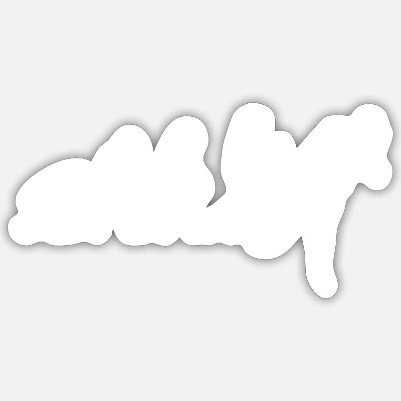 Plongée Evolution Plongeur Plongée Eau Drôle Sticker taille S (10 x 10 cm)