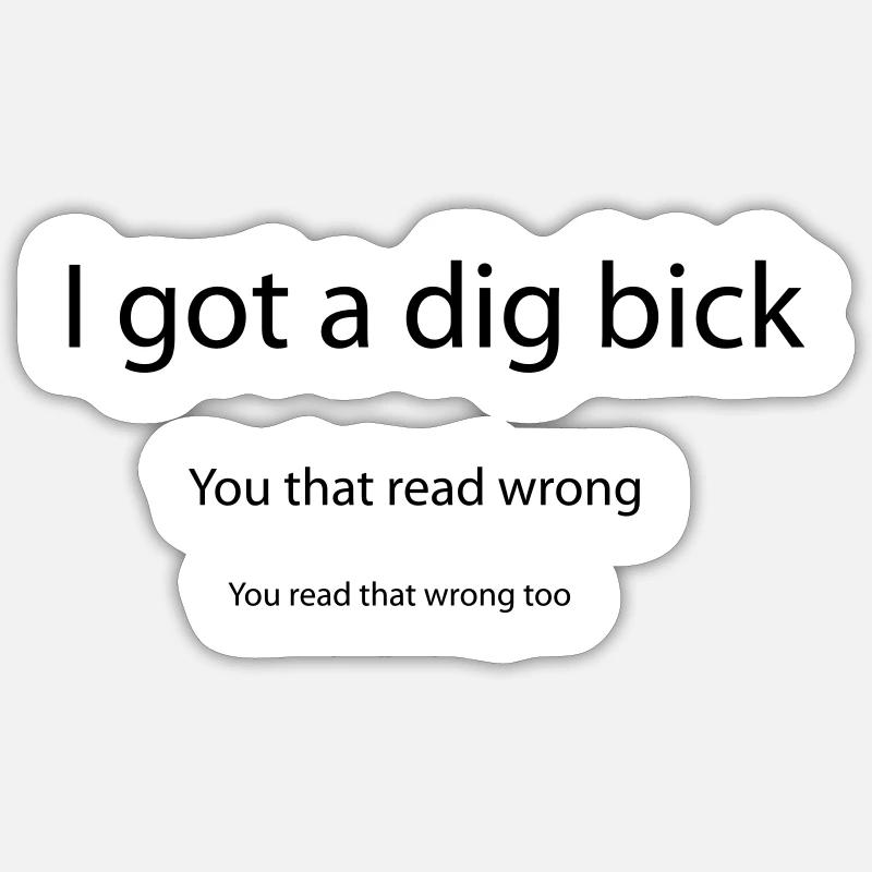 Funny Sticker size S (10 x 10 cm)