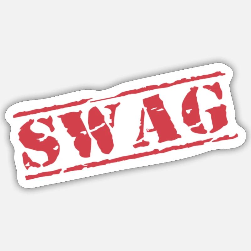 tampon de timbre - Sticker taille S (10 x 10 cm) - blanc mat