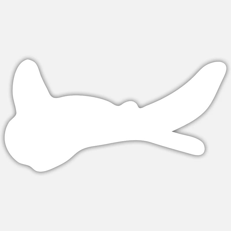 Manta Rays - Sticker size S (10 x 10 cm) - white matte
