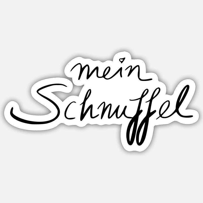 mein Schnuffel Sticker Größe S (10 x 10 cm)