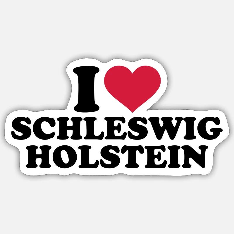 Schleswig Holstein Sticker Größe S (10 x 10 cm)