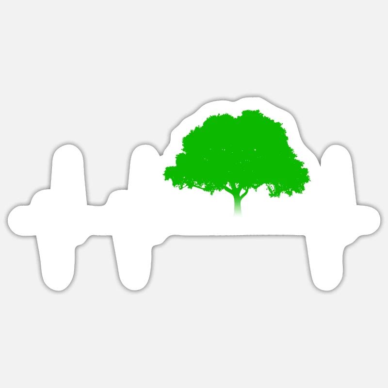 Umweltschutz - Sticker Größe S (10 x 10 cm) - Mattweiß