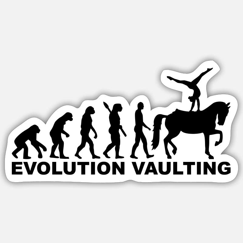 Voltigieren Sticker Größe S (10 x 10 cm)