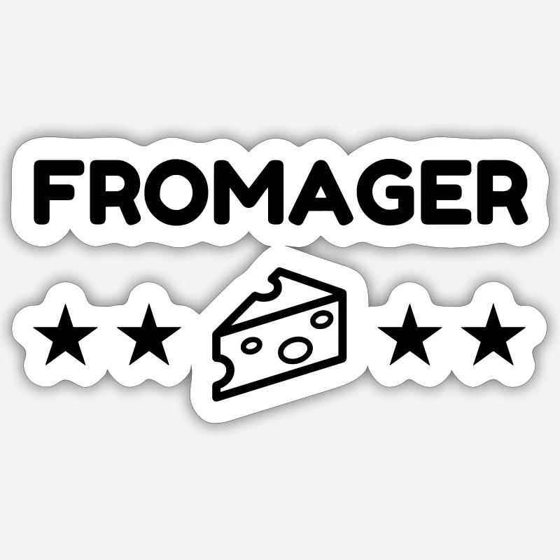 Cheese Maker Fromager Fromage Käse Käser Sticker size S (10 x 10 cm)