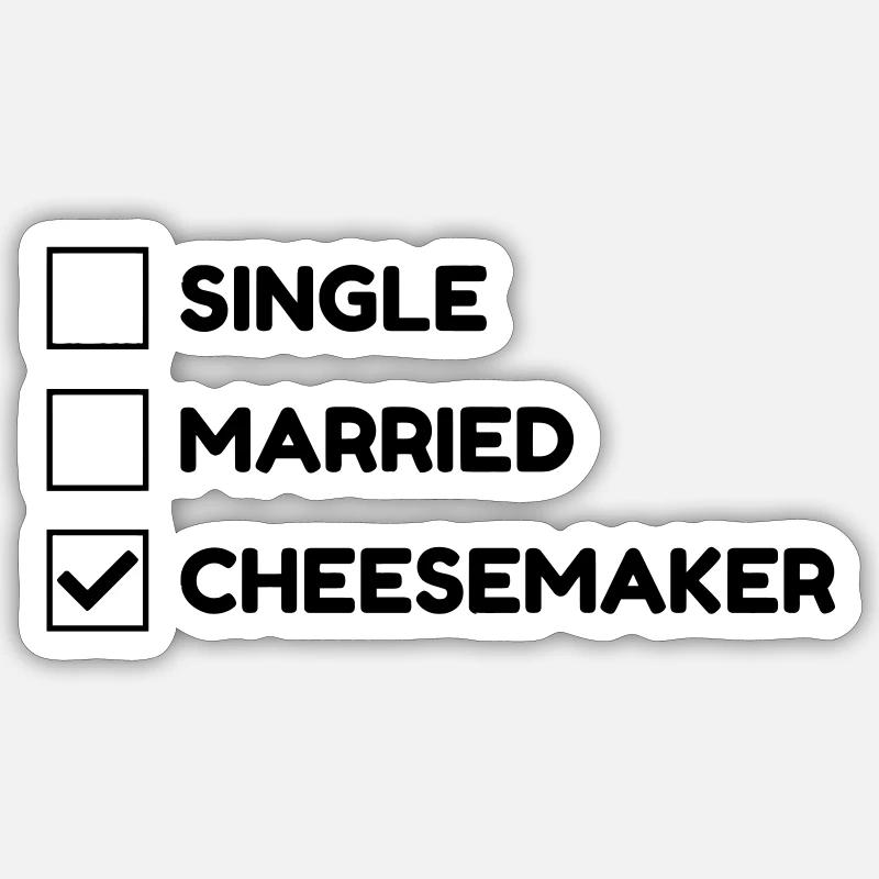 Cheese Maker Fromager Fromage Käse Käser Sticker size S (10 x 10 cm)