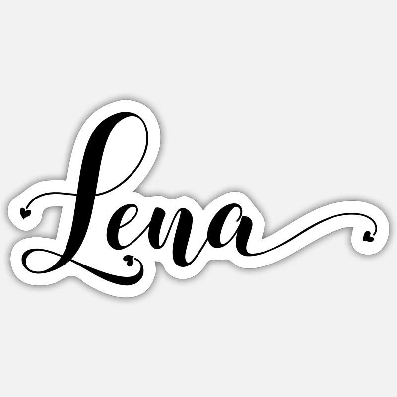 lena Sticker Größe S (10 x 10 cm)