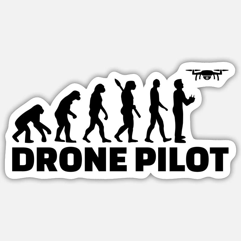 drone Sticker taille S (10 x 10 cm)