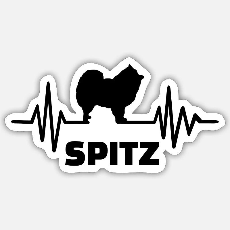 Spitz Sticker Größe S (10 x 10 cm)