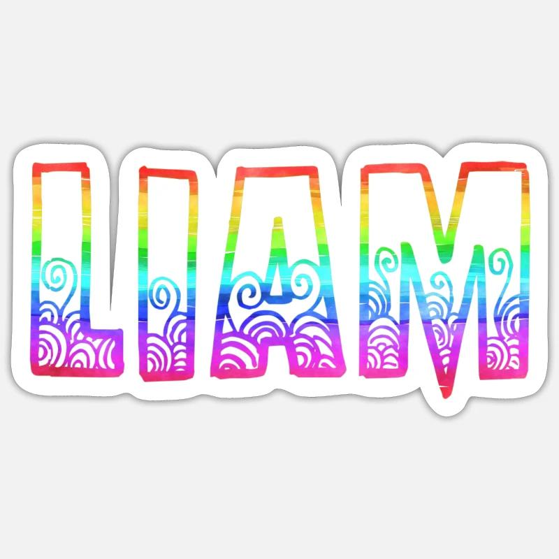 arc-en-ciel liam rs Sticker taille S (10 x 10 cm)