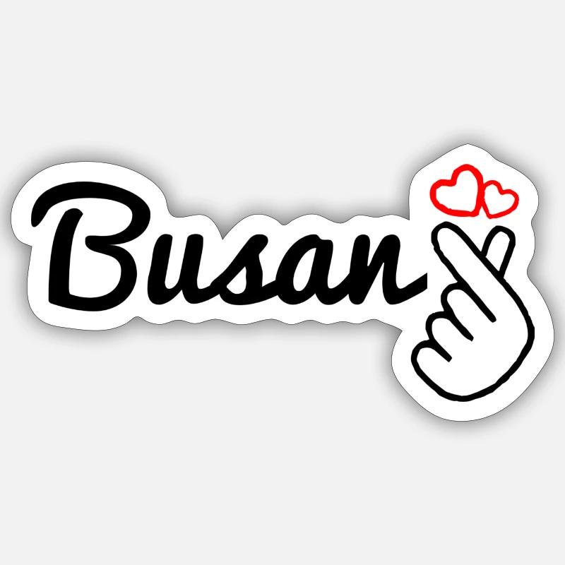 Busan Sticker size S (10 x 10 cm)