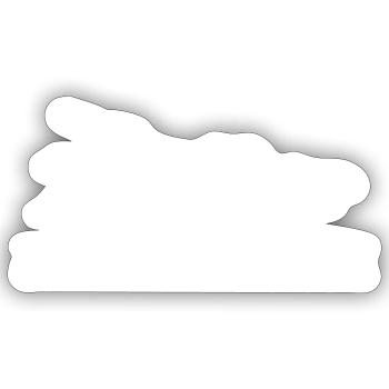 Lake Constance | Coordinates | white - Sticker size S (10 x 10 cm) - white matte - Front