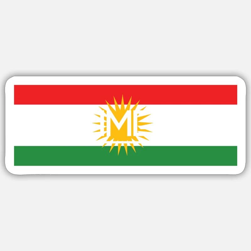 peschmerga - Sticker Größe S (10 x 10 cm) - Mattweiß