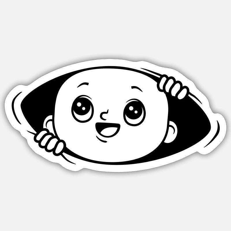 Sticker taille S (10 x 10 cm) - 