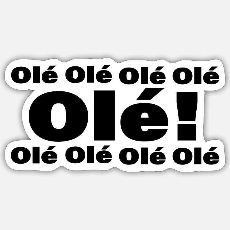 Olé Sticker Größe S (10 x 10 cm)