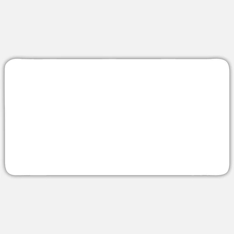 White bar - Sticker size S (10 x 10 cm) - white matte
