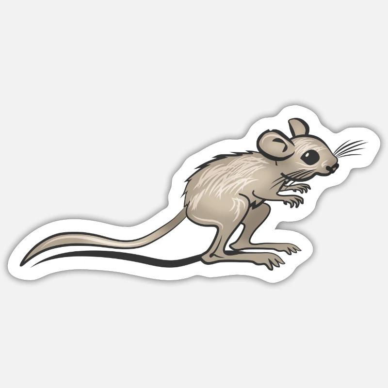 Wue-springmaus Sticker taille S (10 x 10 cm)