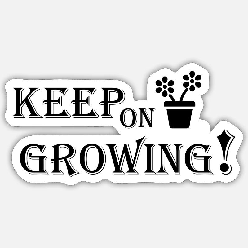 Keepon - Sticker size S (10 x 10 cm) - white matte