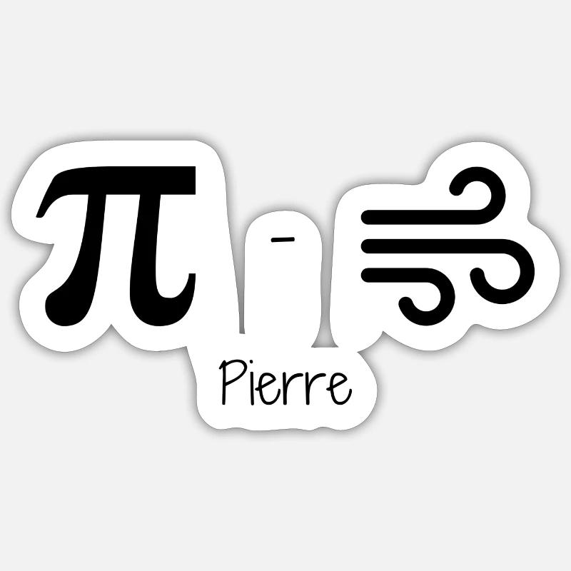 Pi - air Sticker taille S (10 x 10 cm)