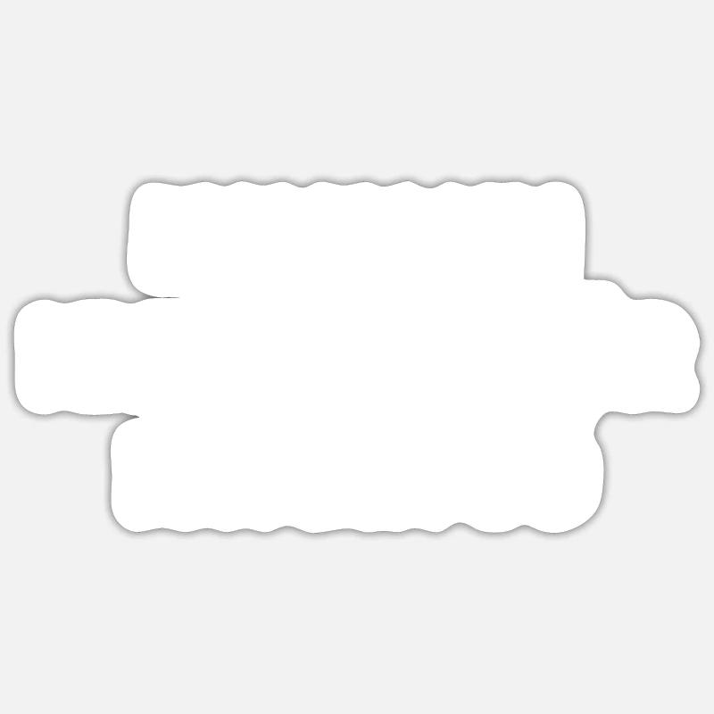 ich kann nichts dafür ich bin so - Sticker Größe S (10 x 10 cm) - Mattweiß