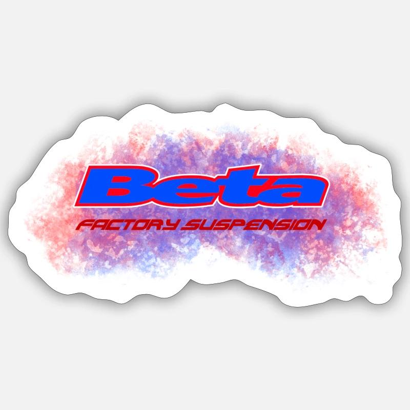 Beta - Sticker Größe S (10 x 10 cm) - Mattweiß