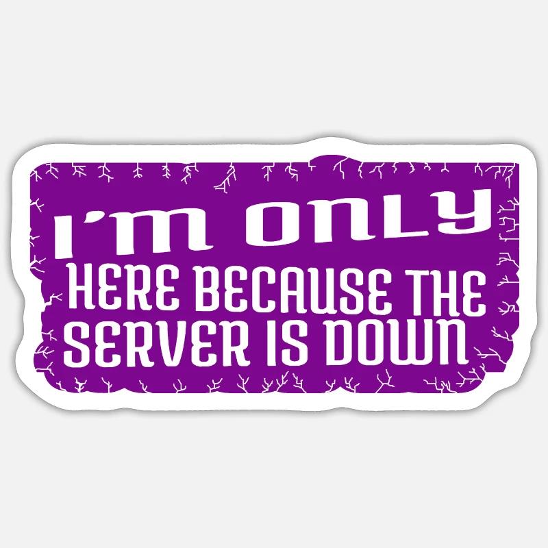 software informatics informatic pc Sticker taille S (10 x 10 cm)