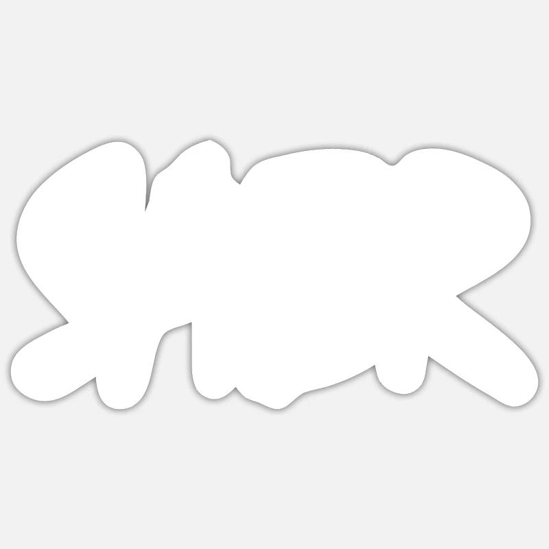 Sabr - Sticker taille S (10 x 10 cm) - blanc mat