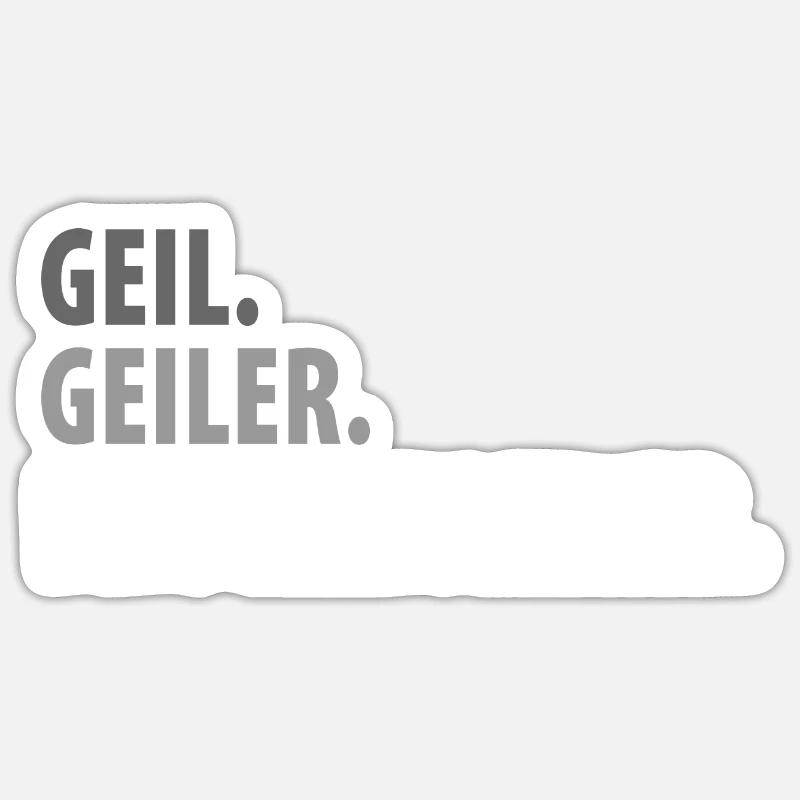 Bagger Baggerfahrer Baggerwagen - Sticker Größe S (10 x 10 cm) - Mattweiß