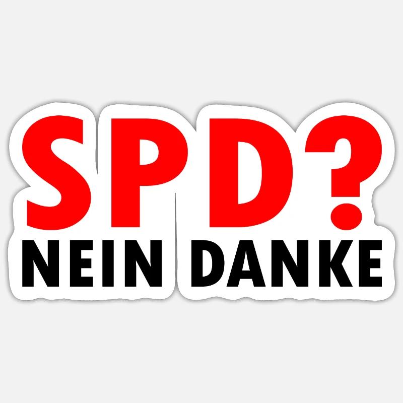 Spd Sticker Größe S (10 x 10 cm)