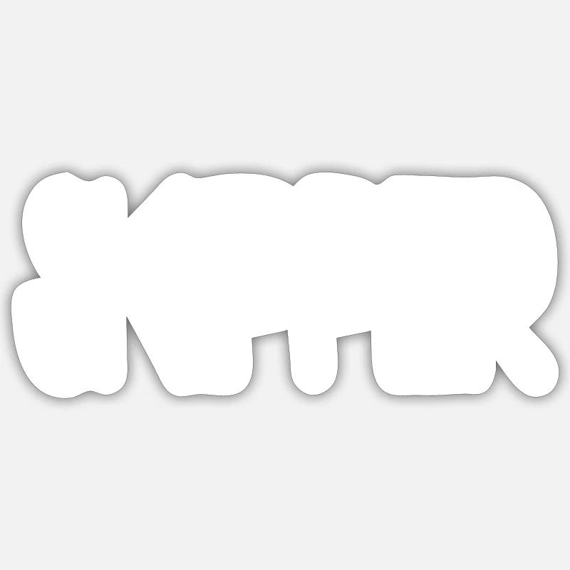 Skipper - Sticker Größe S (10 x 10 cm) - Mattweiß