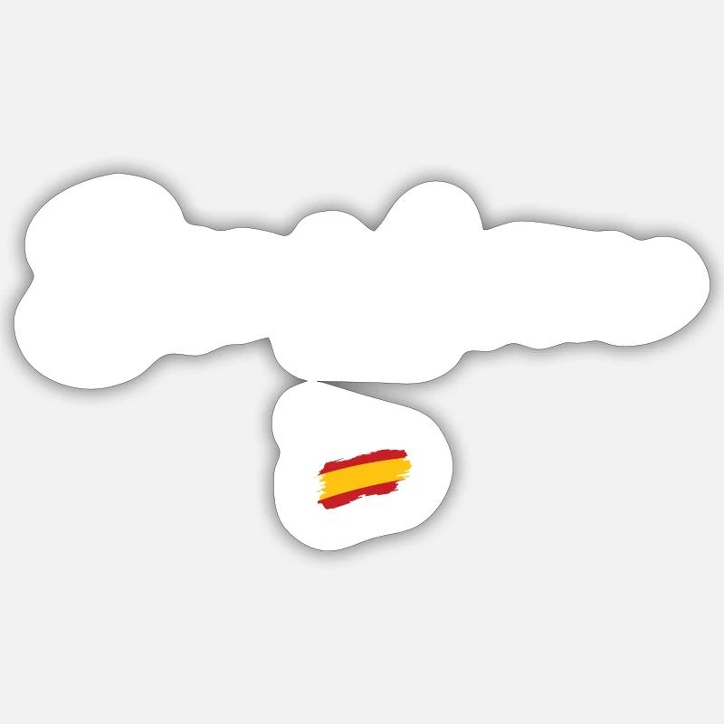 Benidorm - Sticker Größe S (10 x 10 cm) - Mattweiß