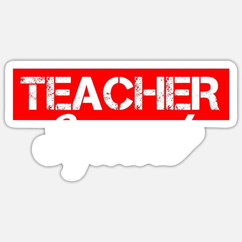 teacher squad Sticker Größe S (10 x 10 cm)