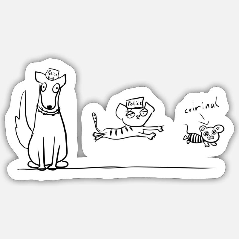 Sticker taille S (10 x 10 cm) - 