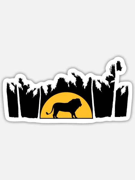 - Sticker size S (10 x 10 cm) - white matte