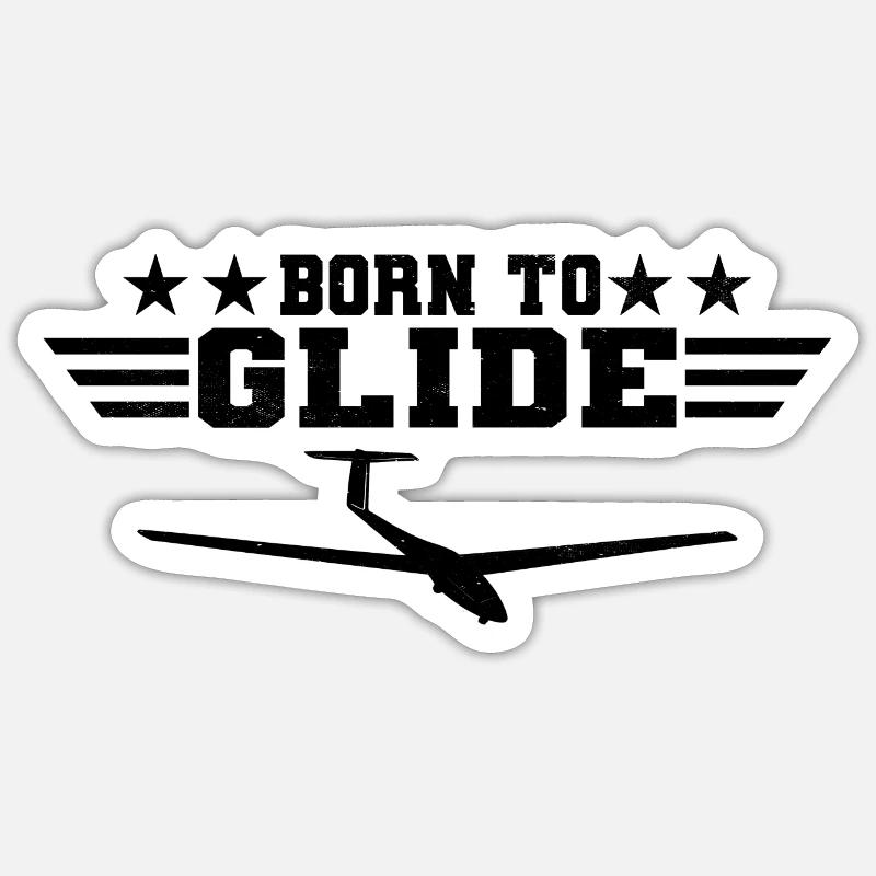 Glider Sticker size S (10 x 10 cm)