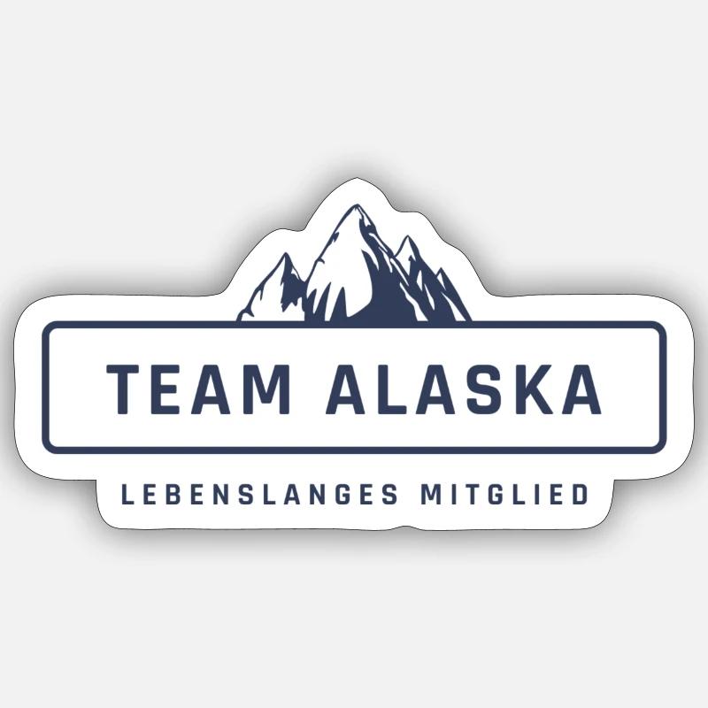 Team Alaska Sticker size S (10 x 10 cm)