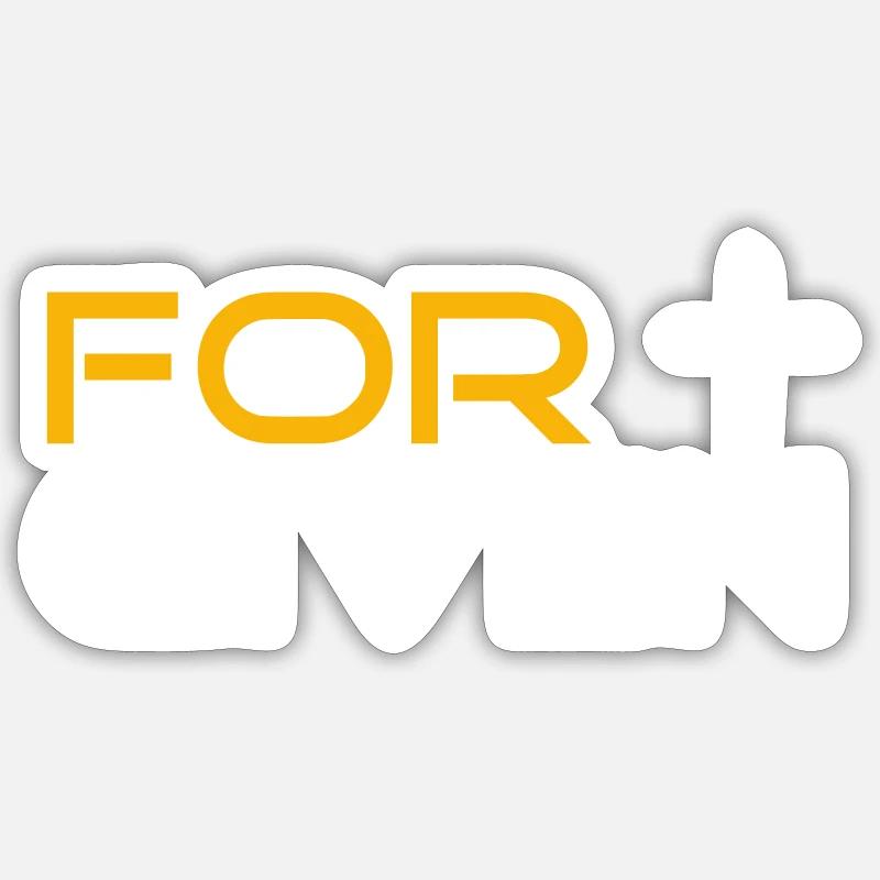 FORGIVEN par csDesign - Vous êtes pardonné! Sticker taille S (10 x 10 cm)