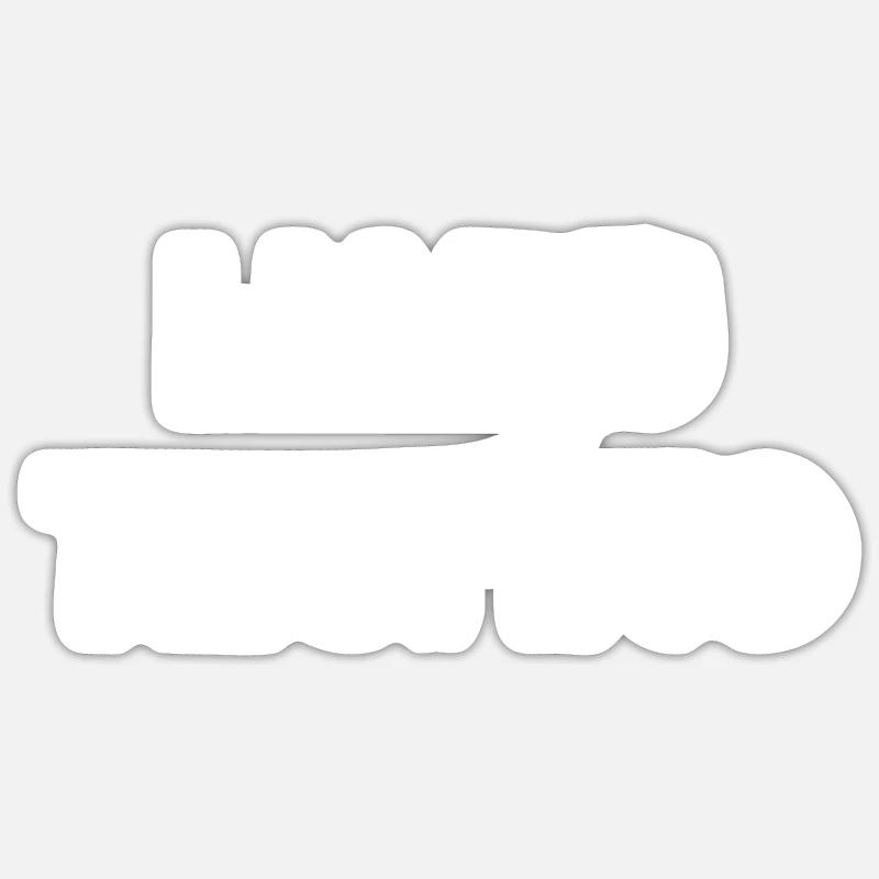 Techno dure Sticker taille S (10 x 10 cm)