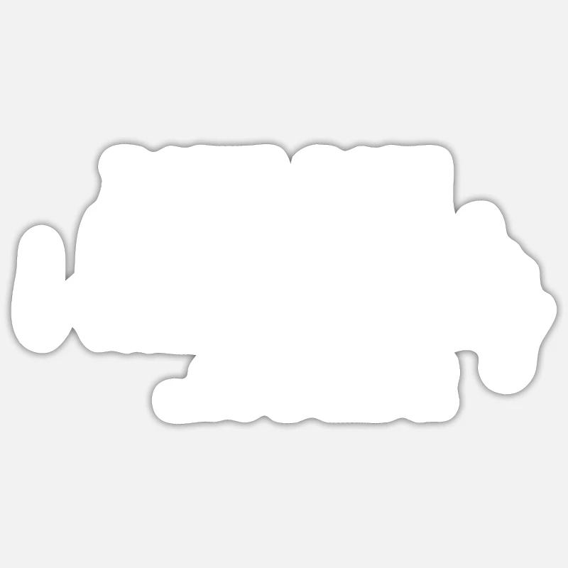 Je suis venu, j’ai vu que j’avais de l’anxiété Sticker taille S (10 x 10 cm)