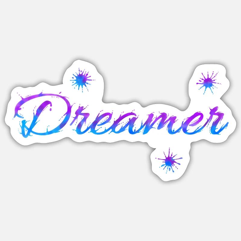 Dreamer - Sticker size S (10 x 10 cm) - white matte