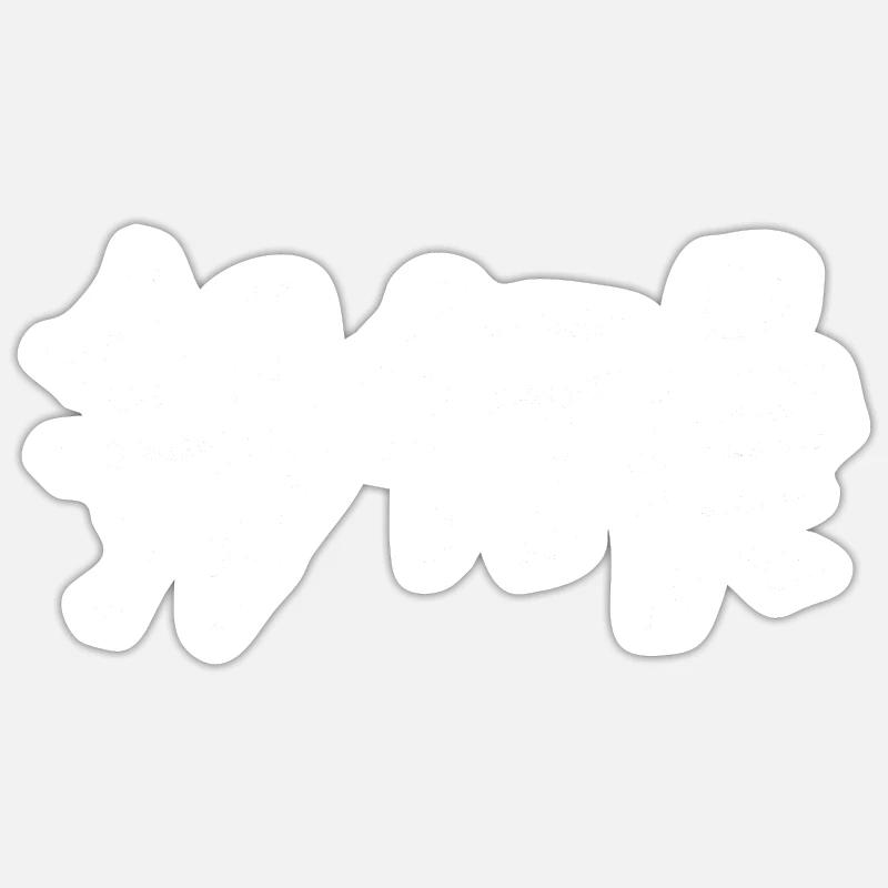 Kaufmann - Sticker Größe S (10 x 10 cm) - Mattweiß