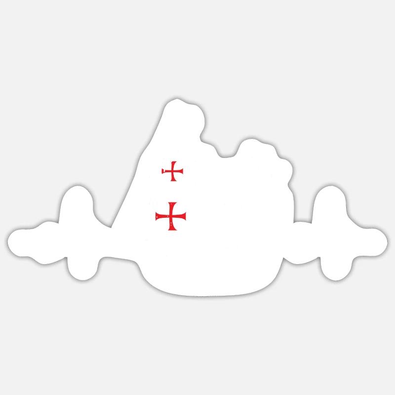 Christopher Columbus - Sticker Größe S (10 x 10 cm) - Mattweiß