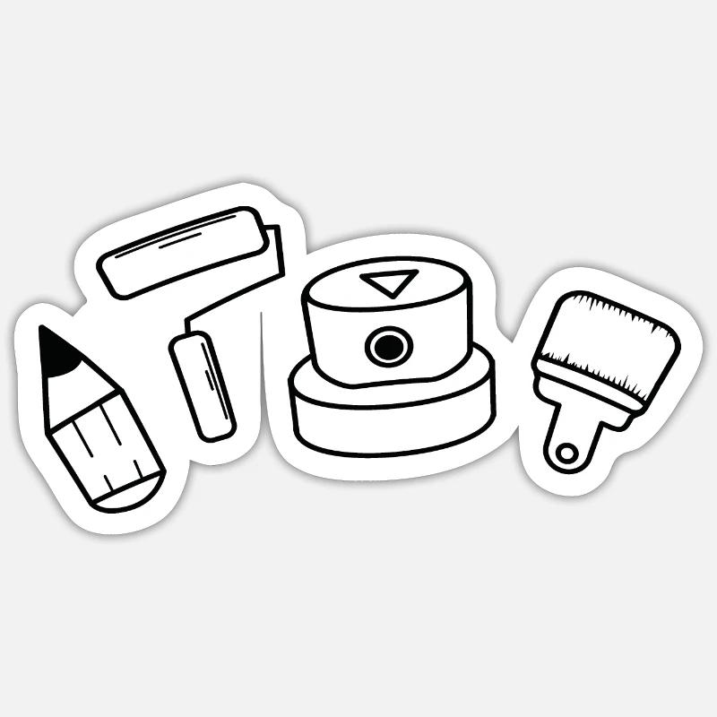 Sticker size S (10 x 10 cm) - 