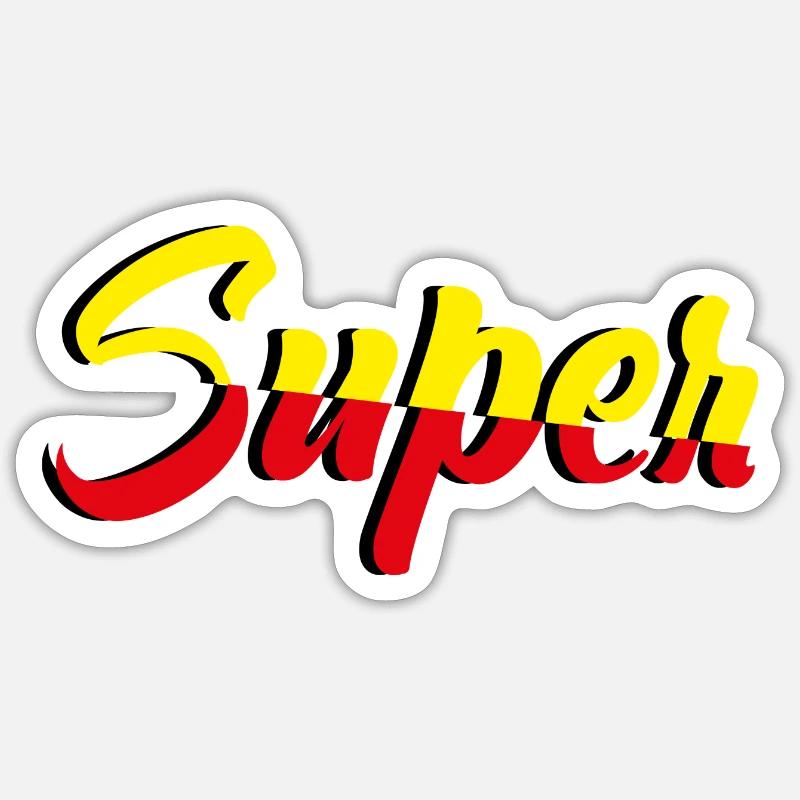 Super Sticker Größe S (10 x 10 cm)