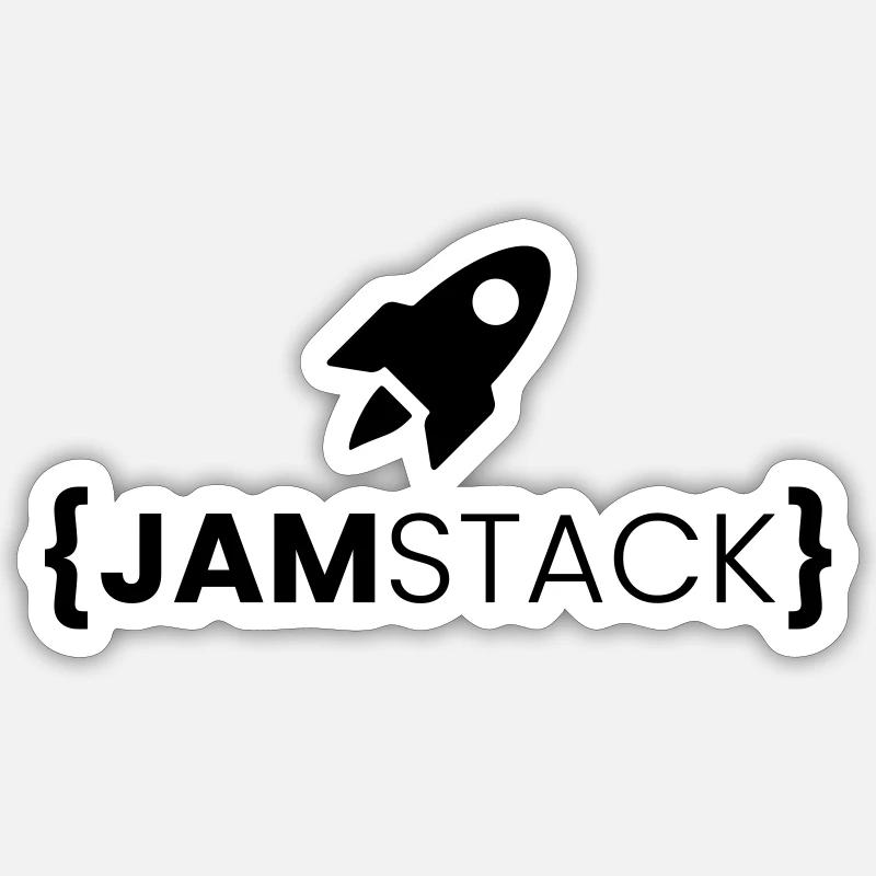 JAMstack - Javascript, APIs, Markup Design Sticker Größe S (10 x 10 cm)