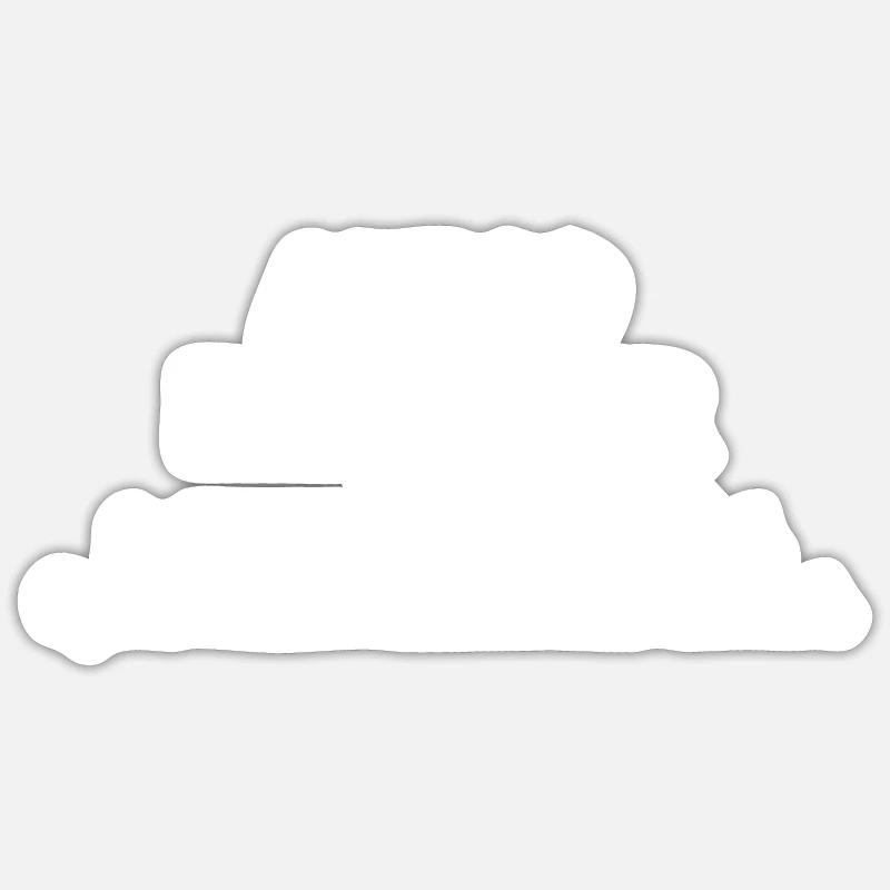 Audio engineer - Sticker size S (10 x 10 cm) - white matte