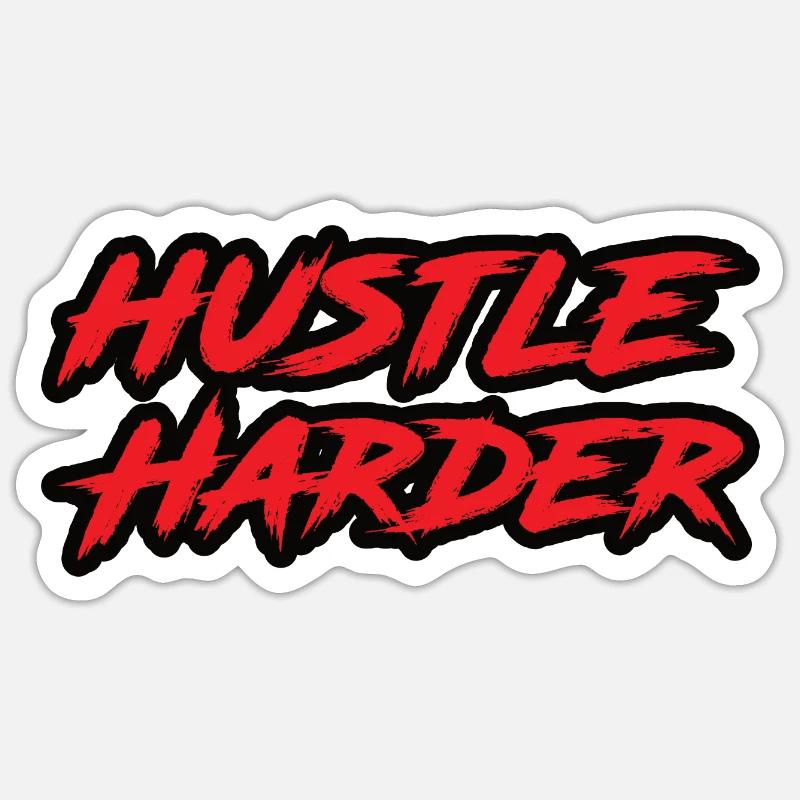 Hustle Sticker taille S (10 x 10 cm)